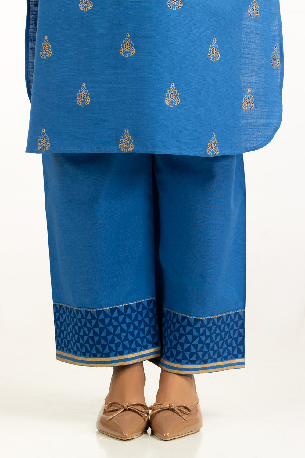 3PC Khaddar Block Printed Suit Ipstd-55206