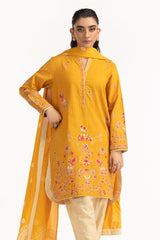 3PC Khaddar Embroidered Suit IPSTD-55084