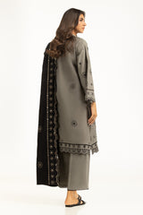 3PC Khaddar Embroidered Suit IUSTKSD-1185