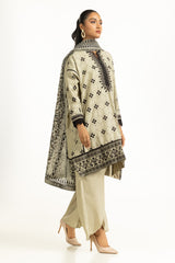 3PC Khaddar Embroidered Suit IUSTKSD-1225