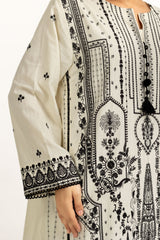 3PC Khaddar Embroidered Suit IUSTKSD-1232