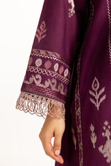 3PC Khaddar Embroidered Suit IUSTKSD-1237