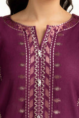 3PC Khaddar Embroidered Suit IUSTKSD-1237