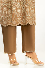 3PC Khaddar Embroidered Suit IUSTKSD-1245