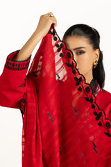 3PC Khaddar Embroidered Suit IUSTKSD-1258