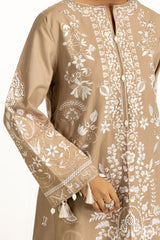 3PC Khaddar Embroidered Suit IUSTKSD-1265