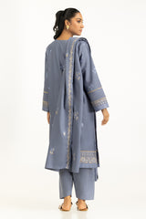 3PC Khaddar Embroidered Suit IUSTKSD-1307