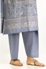 3PC Khaddar Embroidered Suit IUSTKSD-1307