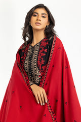 3PC Khaddar Embroidered Suit IUSTKSD-1355