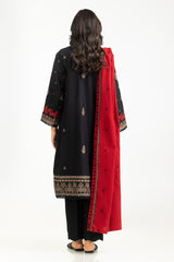 3PC Khaddar Embroidered Suit IUSTKSD-1355