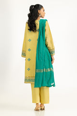3PC Khaddar Embroidered Suit IUSTKSD-1401