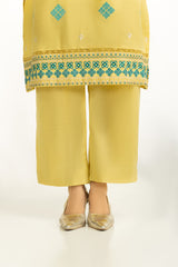 3PC Khaddar Embroidered Suit IUSTKSD-1401