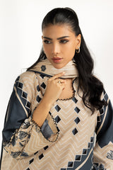 3PC Khaddar Printed Suit IUSTKSD-1106