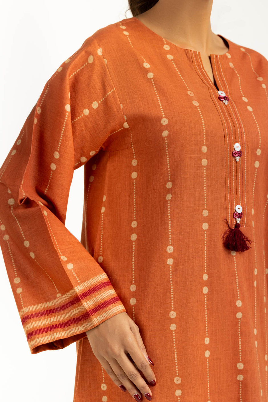 3PC Khaddar Printed Suit
