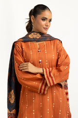 3PC Khaddar Printed Suit IUSTKSD-1127