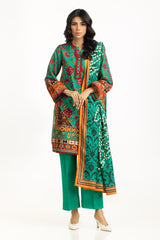 3PC Khaddar Printed Suit IUSTKSD-1186