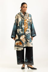 3PC Khaddar Printed Suit IUSTKSD-1196