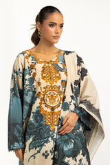 3PC Khaddar Printed Suit IUSTKSD-1196