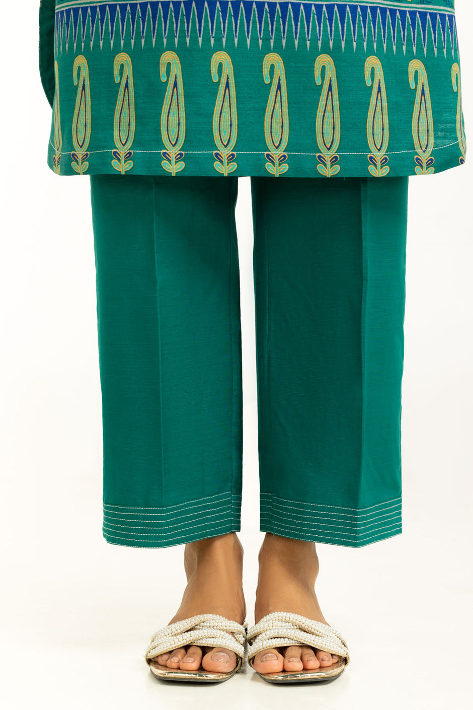 3PC Khaddar Printed Suit