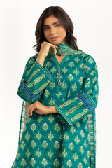 3PC Khaddar Printed Suit IUSTKSD-1227