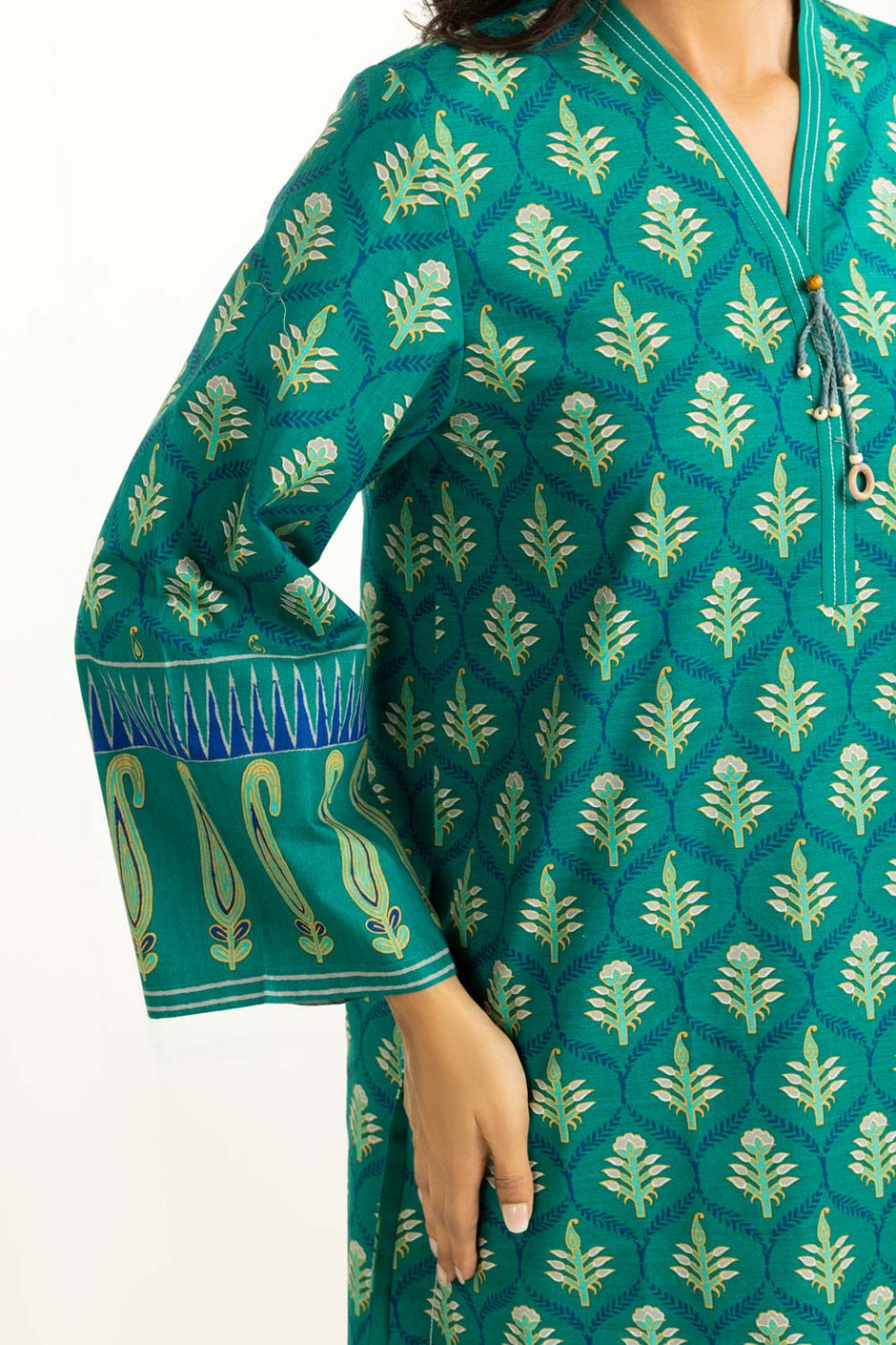 3PC Khaddar Printed Suit