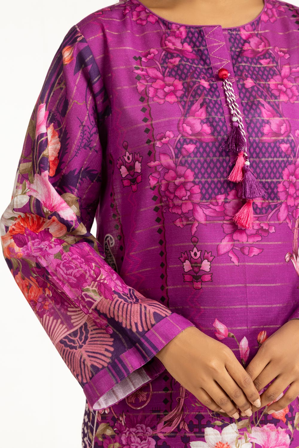 3PC Khaddar Printed Suit