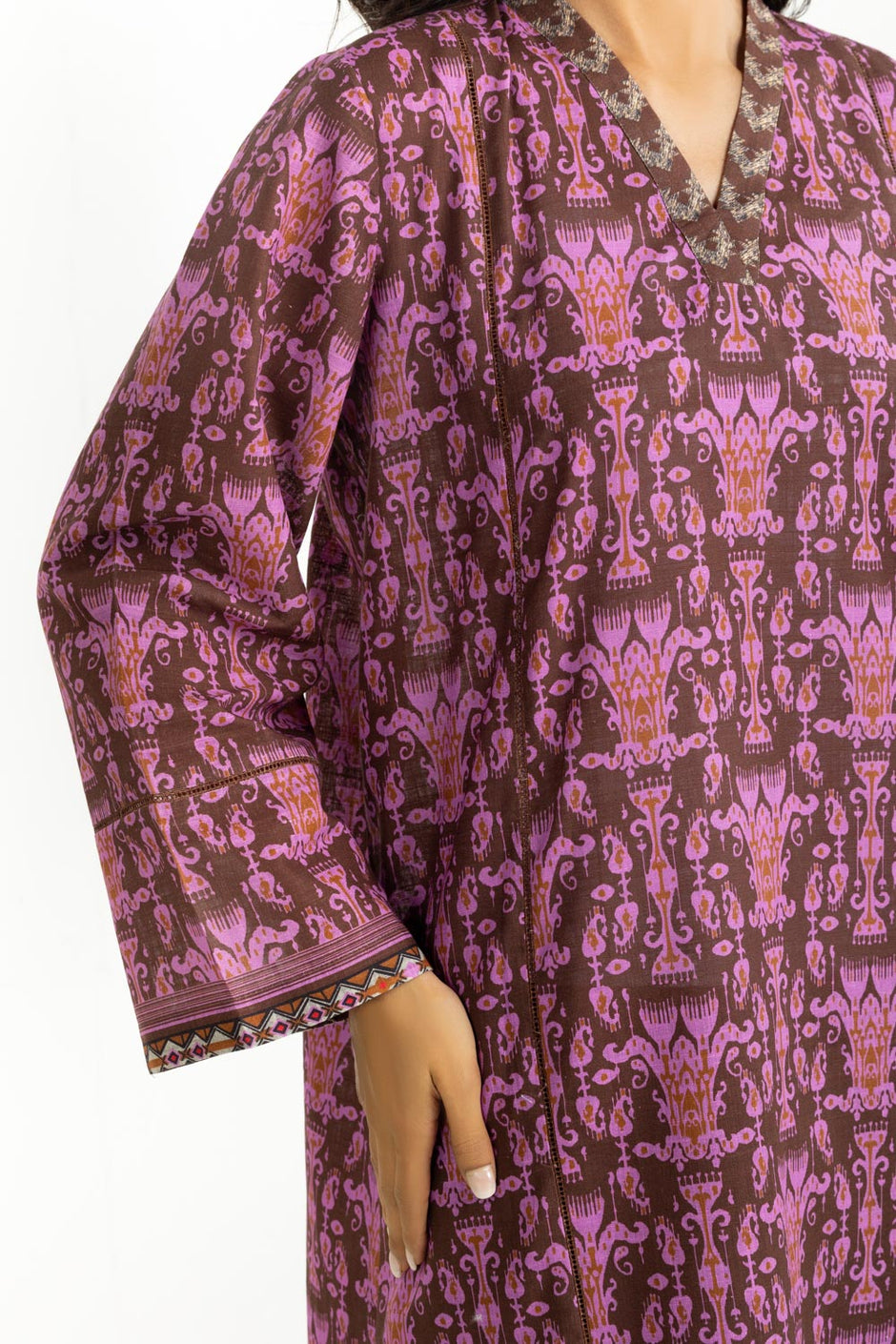 3PC Khaddar Printed Suit