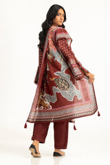 3PC Khaddar Printed Suit IUSTKSD-1376