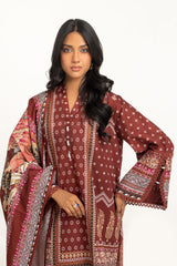 3PC Khaddar Printed Suit IUSTKSD-1376