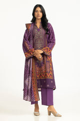 3PC Khaddar Printed Suit IUSTKSD-1380