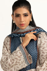 3PC Khaddar Printed Suit IUSTKSD-1381