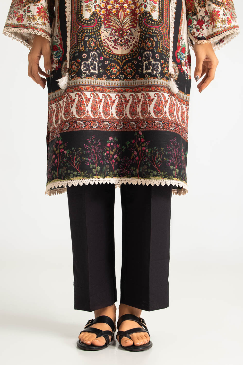 3PC Khaddar Printed Suit