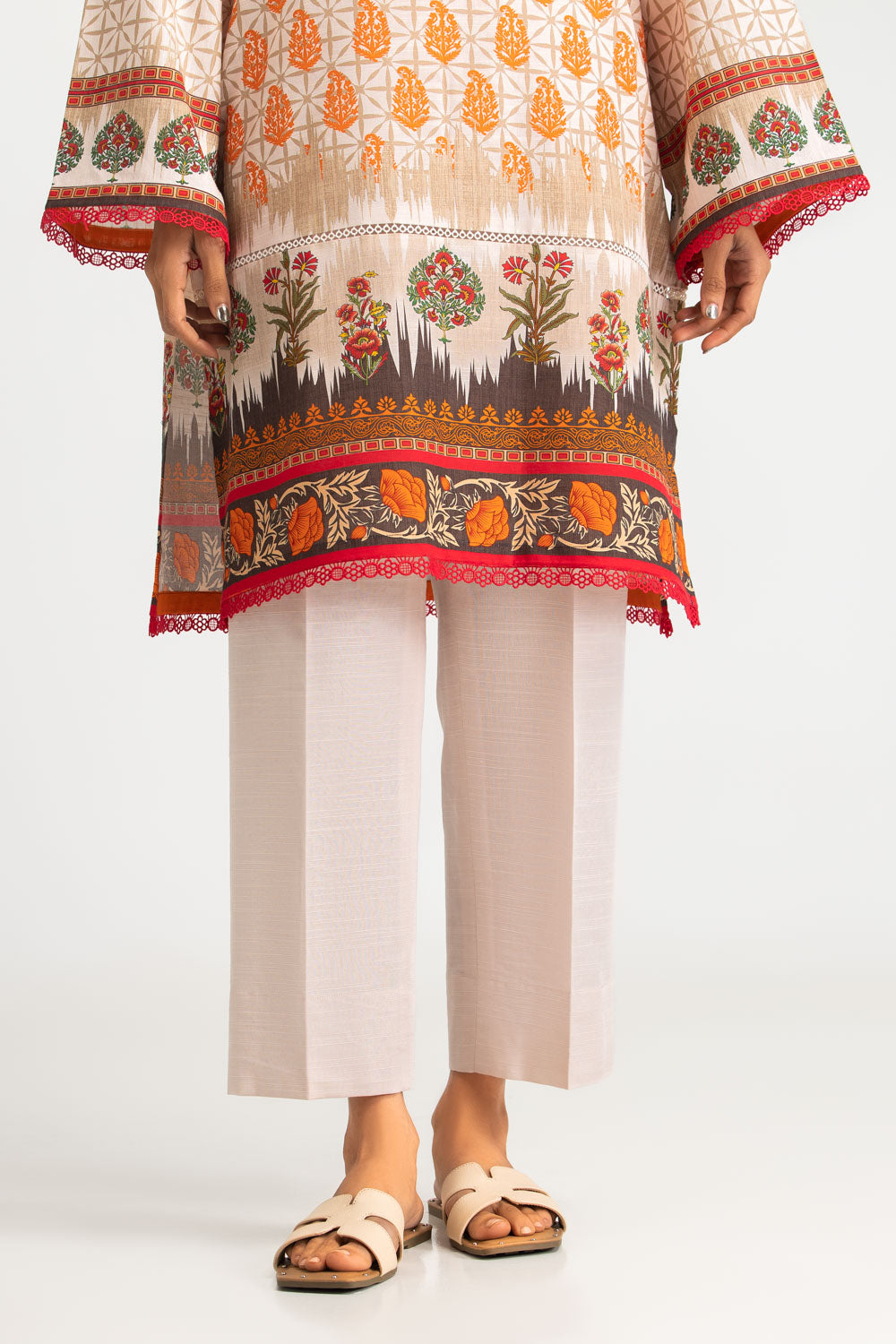 3PC Khaddar Printed Suit