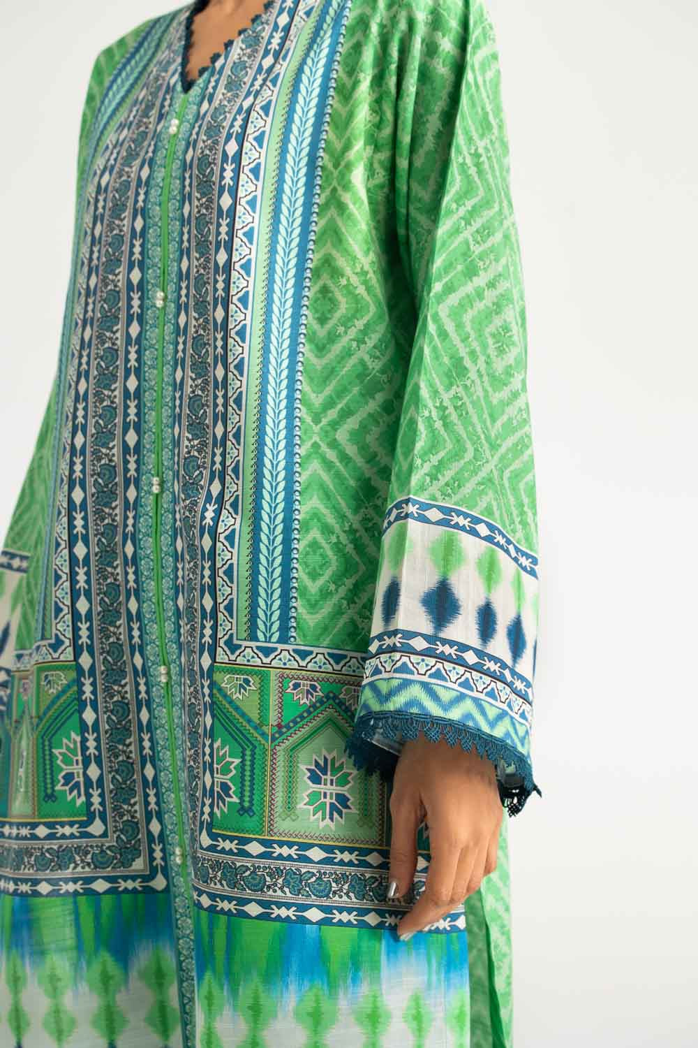 3PC Khaddar Printed Suit
