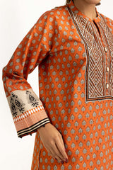 3PC Khaddar Printed Suit With Embroidered IUSTKSD-1223