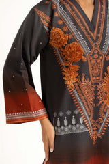 3PC Khaddar Printed Suit with Embroidered IUSTKSD-1262