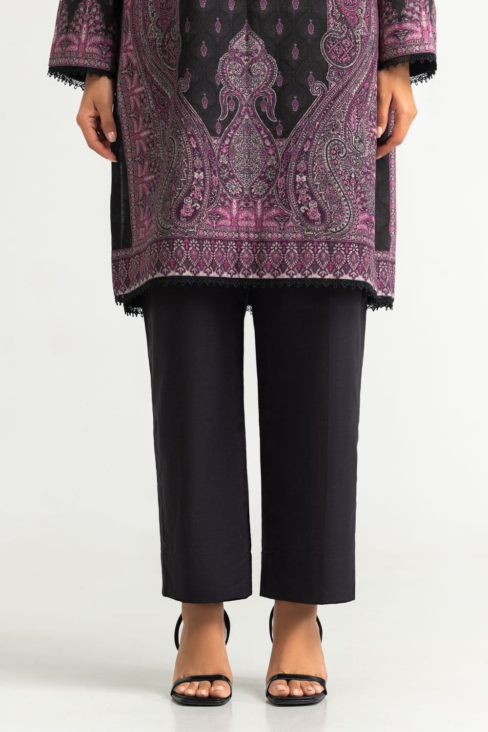 3PC Khaddar Slub Printed Suit
