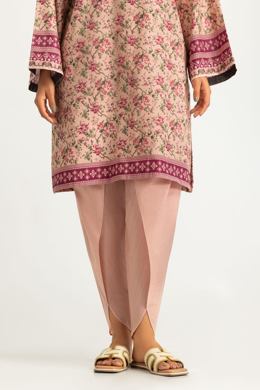 3PC Khaddar Slub Printed Suit