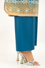 3PC Lacquer Printed Lawn Suit IUSTKSD-2001