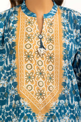 3PC Lacquer Printed Lawn Suit IUSTKSD-2001