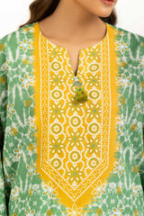 3PC Lacquer Printed Lawn Suit IUSTKSD-2002