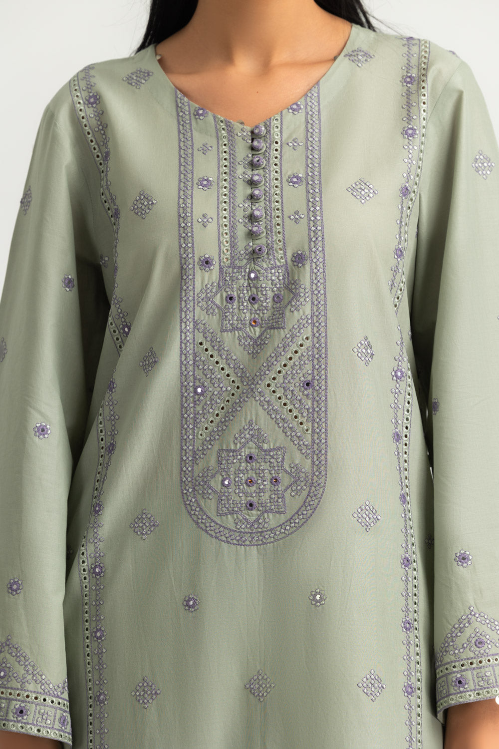 3PC Lawn Embroidered Suit
