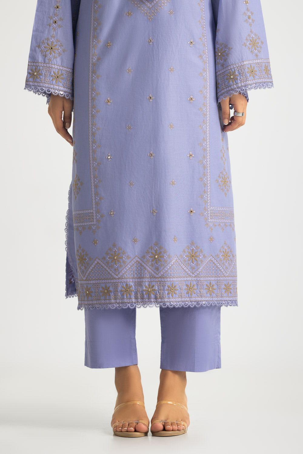 3PC Lawn Embroidered Suit
