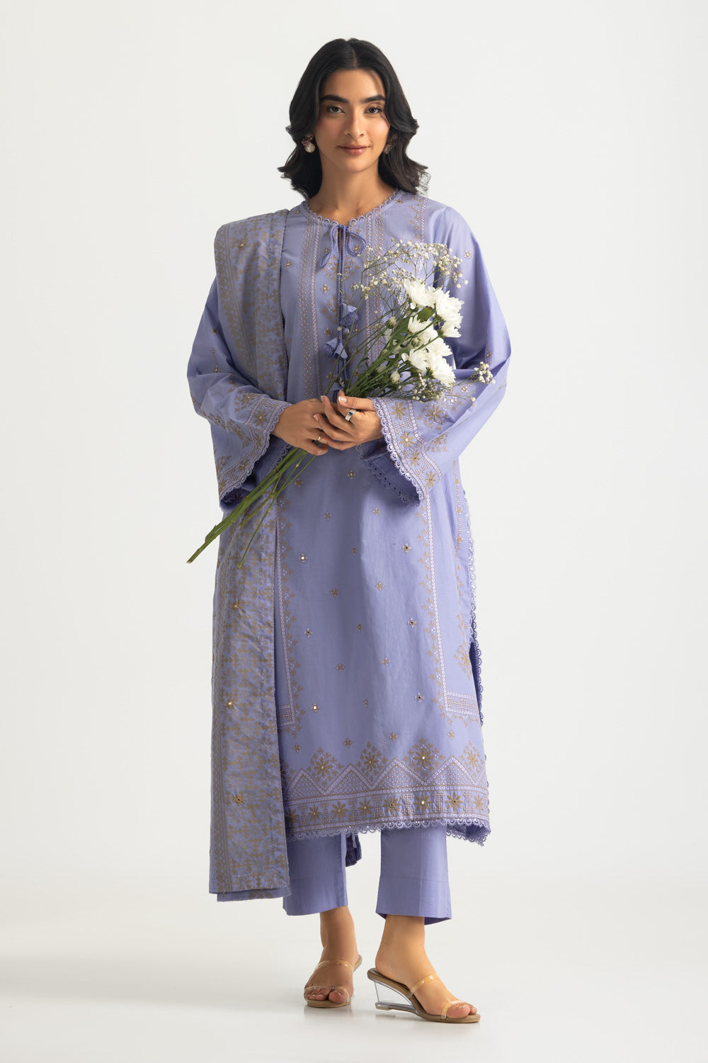 3PC Lawn Embroidered Suit