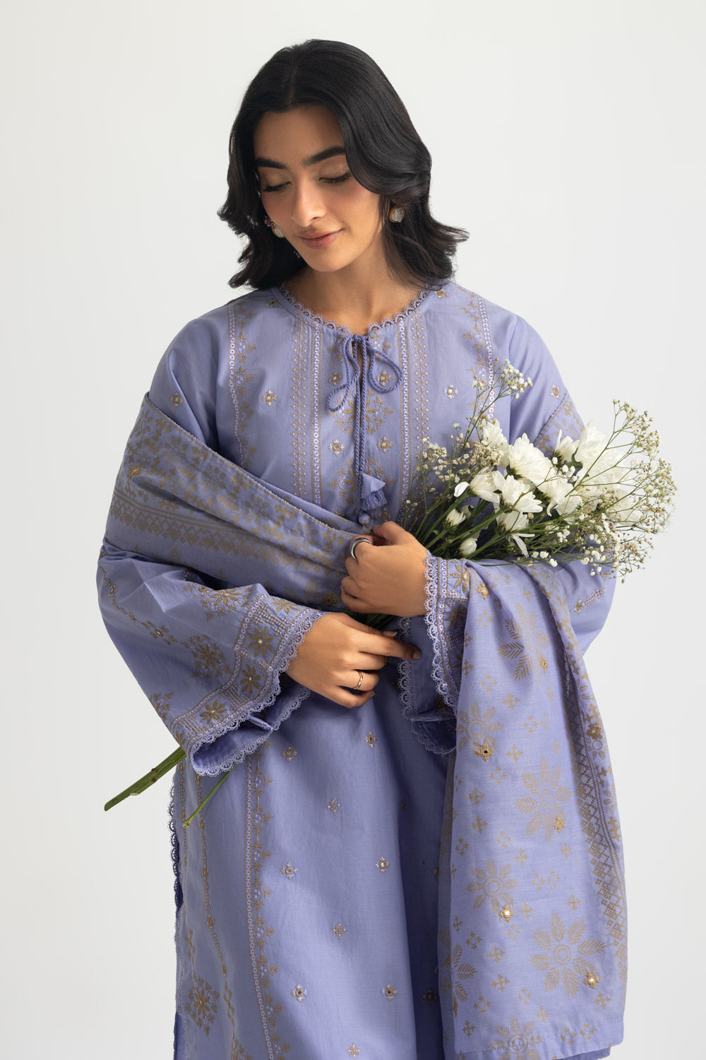 3PC Lawn Embroidered Suit
