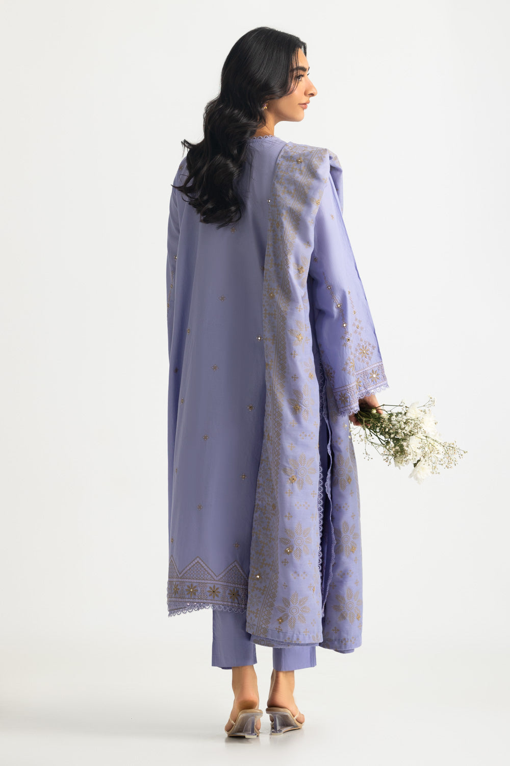3PC Lawn Embroidered Suit