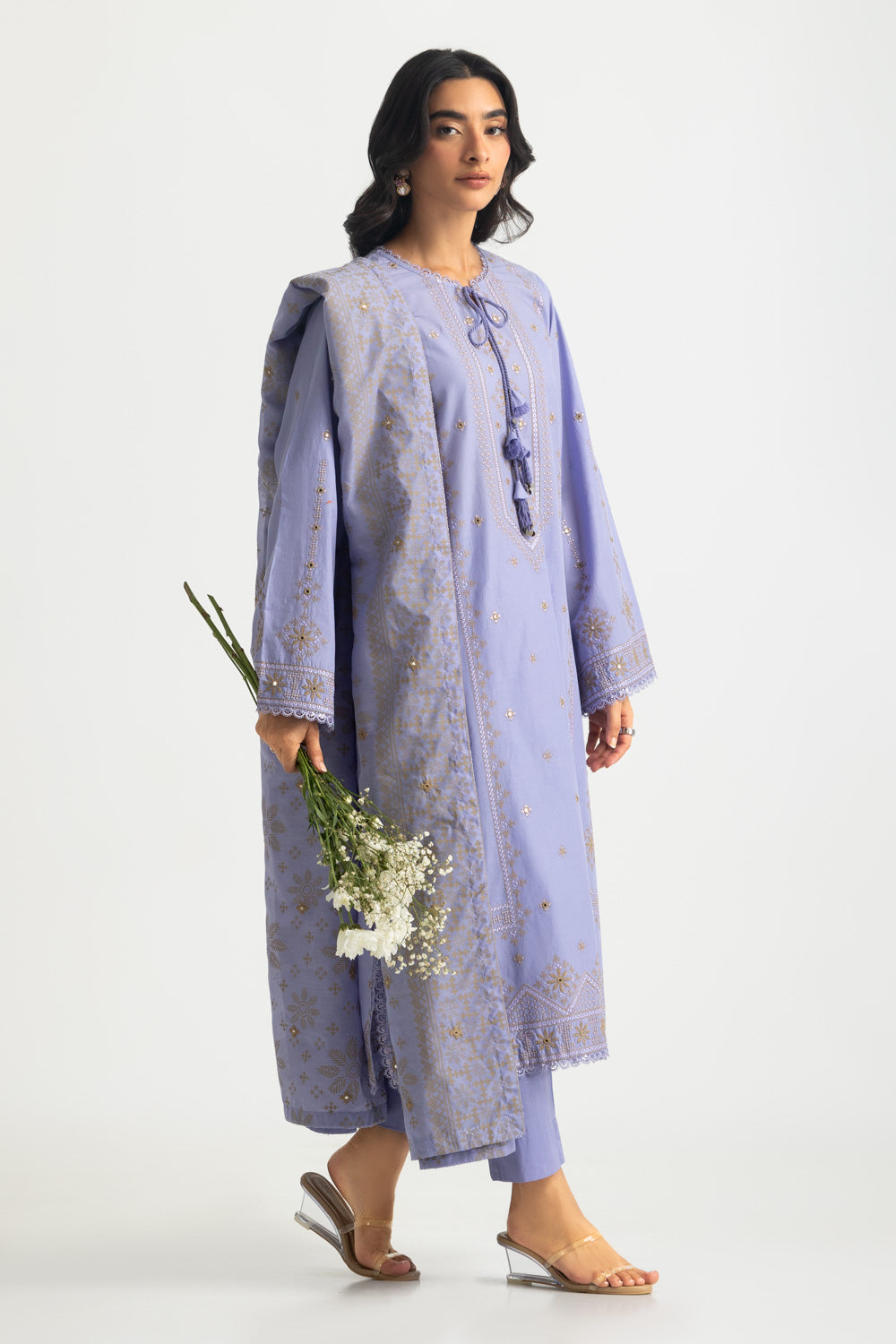 3PC Lawn Embroidered Suit