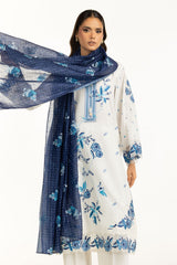 3PC Lawn Embroidered Suit IUSTKSD-1089