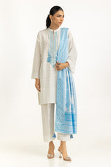 3PC Lawn Embroidered Suit IUSTKSD-1210