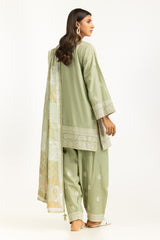 3PC Lawn Embroidered Suit IUSTKSD-1235